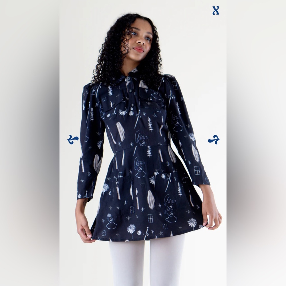 ISO Samantha Pleet Cabinet Dress - Haunted Print
